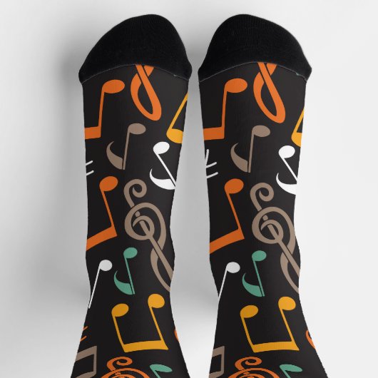 Notenmuster Socken (Oben)