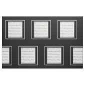 Notenmuster Stoff (Fat Quarter (45,7 x 55,9 cm))