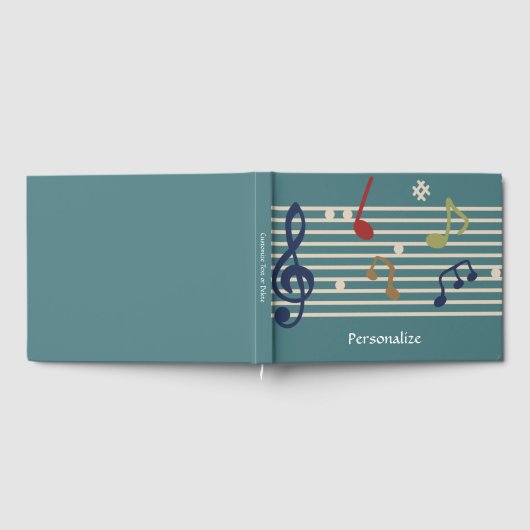 Notennotizen Trendly Personalisiert Gästebuch (Voll)