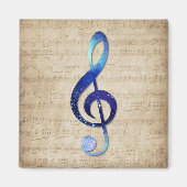 Notenschlüssel Magnet (Vorne)