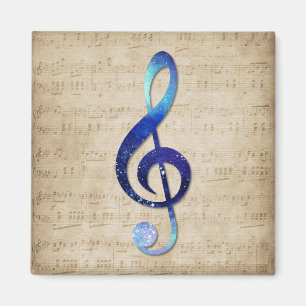 Notenschlüssel Magnet