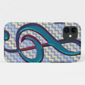 Notensymbol auf Zickzack Case-Mate iPhone Hülle (Rückseite (Horizontal))