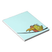 Notepad, 2 Vögel auf einem Draht Notizblock (angewinkelt)
