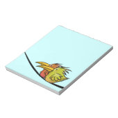 Notepad, 2 Vögel auf einem Draht Notizblock (Rotiert)