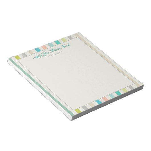 Notepad - All Star Data Nerd v. 2 Notizblock (angewinkelt)