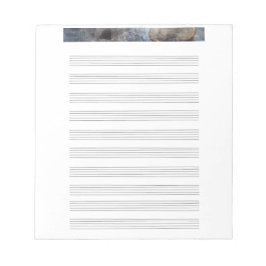 Notepad Ancient Greece Music Staff Notizblock
