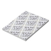 Notepad - Arbeit hart, gut sein Notizblock (Rotiert)