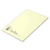 Notepad - Bee on Honeycomb (groß) Notizblock (angewinkelt)