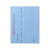 Notepad (blass blau) notizblock (Rotiert)