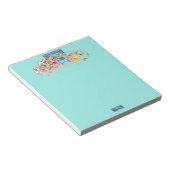 Notepad (Blauer Hinweis2) RFPMDesign ©️ 2024 Notizblock (angewinkelt)