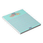 Notepad (Blauer Hinweis) RFPMDesign ©️ 2024 Notizblock (angewinkelt)