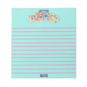 Notepad (Blauer Hinweis) RFPMDesign ©️ 2024 Notizblock (Vorderseite)