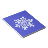 Notepad Blauer Schneefall Notizblock (angewinkelt)