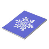 Notepad Blauer Schneefall Notizblock (Rotiert)