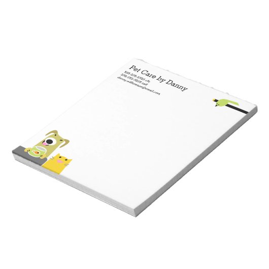 Notepad der Sitzenden Notizblock (Rotiert)