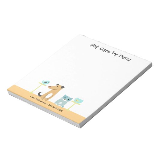 Notepad der Sitzenden Notizblock (Rotiert)