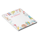 Notepad des benutzerdefinierten Personalisierten L Notizblock (angewinkelt)