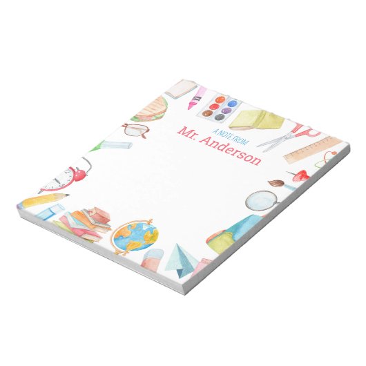 Notepad des benutzerdefinierten Personalisierten L Notizblock (Rotiert)