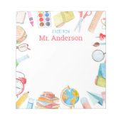 Notepad des benutzerdefinierten Personalisierten L Notizblock (Vorderseite)