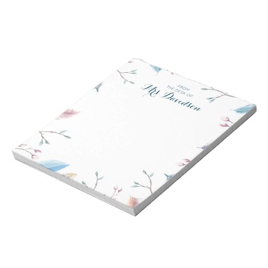 Notepad des personalisierten Lehrers - vom Schreib Notizblock (Rotiert)