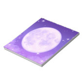 Notepad Full Moon Lila Stationery Notizblock (Rotiert)