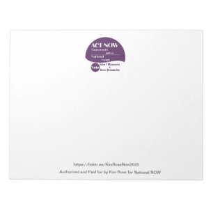 Notepad für Kim-Rose National JETZT Notizblock