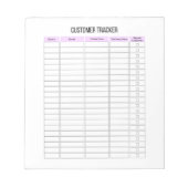 Notepad für Kleinunternehmen Notizblock (Vorderseite)