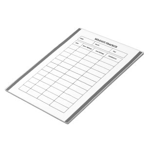 Notepad für Minimalistische Meilengutschriften Notizblock