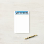 Notepad für Paddelreiter! Post-it Klebezettel (Auf Schreibtisch)