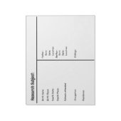 Notepad - Genealogische Forschung Notizblock (Rotiert)