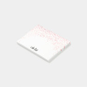 Notepad - i do list Pink Confetti Post-it Klebezettel (angewinkelt)