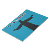 Notepad i love jesus notizblock (angewinkelt)