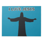 Notepad i love jesus notizblock (Vorderseite)