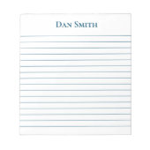 Notepad-Individuelle Name-Notepad Notizblock (Vorderseite)