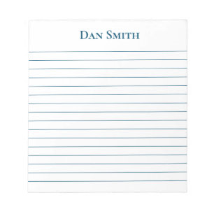 Notepad-Individuelle Name-Notepad Notizblock