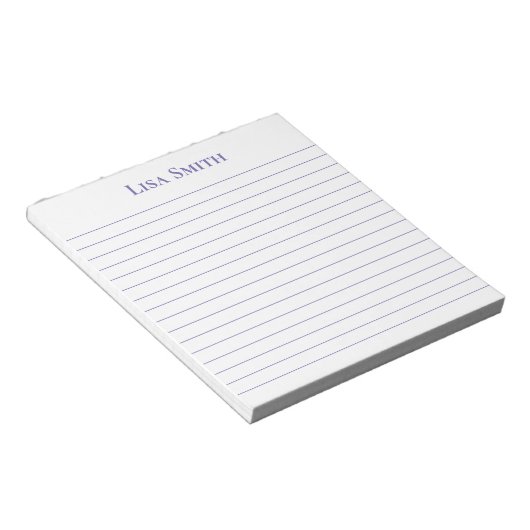 Notepad-Individuelle Name-Notepad Notizblock (angewinkelt)
