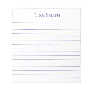 Notepad-Individuelle Name-Notepad Notizblock