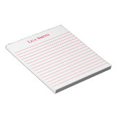 Notepad-Individuelle Name-Notepad Notizblock (angewinkelt)
