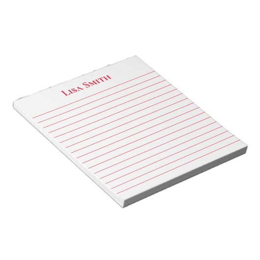Notepad-Individuelle Name-Notepad Notizblock (angewinkelt)