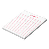 Notepad-Individuelle Name-Notepad Notizblock (Rotiert)