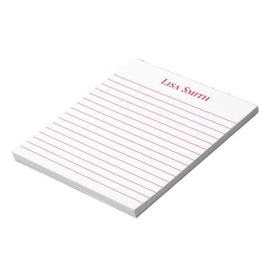 Notepad-Individuelle Name-Notepad Notizblock (Rotiert)