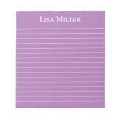 Notepad-Individuelle Name Notizblock (Vorderseite)