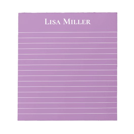 Notepad-Individuelle Name Notizblock (Vorderseite)