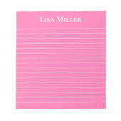 Notepad-Individuelle Name Notizblock (Vorderseite)