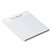 Notepad-Individuelle Name Notizblock (angewinkelt)