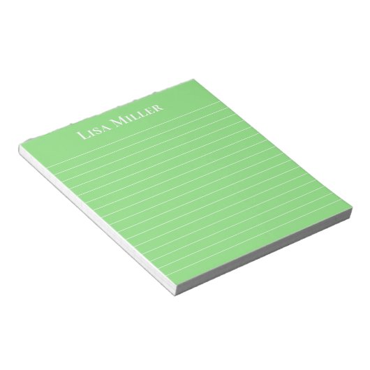 Notepad-Individuelle Name Notizblock (angewinkelt)