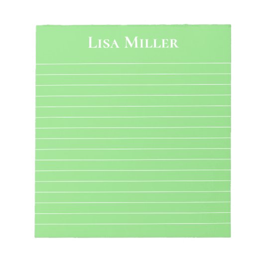 Notepad-Individuelle Name Notizblock (Vorderseite)
