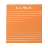 Notepad-Individuelle Name Notizblock (Vorderseite)