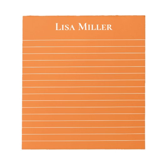 Notepad-Individuelle Name Notizblock (Vorderseite)