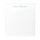 Notepad-Individuelle Name Notizblock (Vorderseite)
